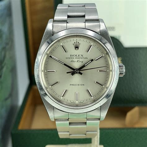 rolex air king 2000 box|vintage air king.